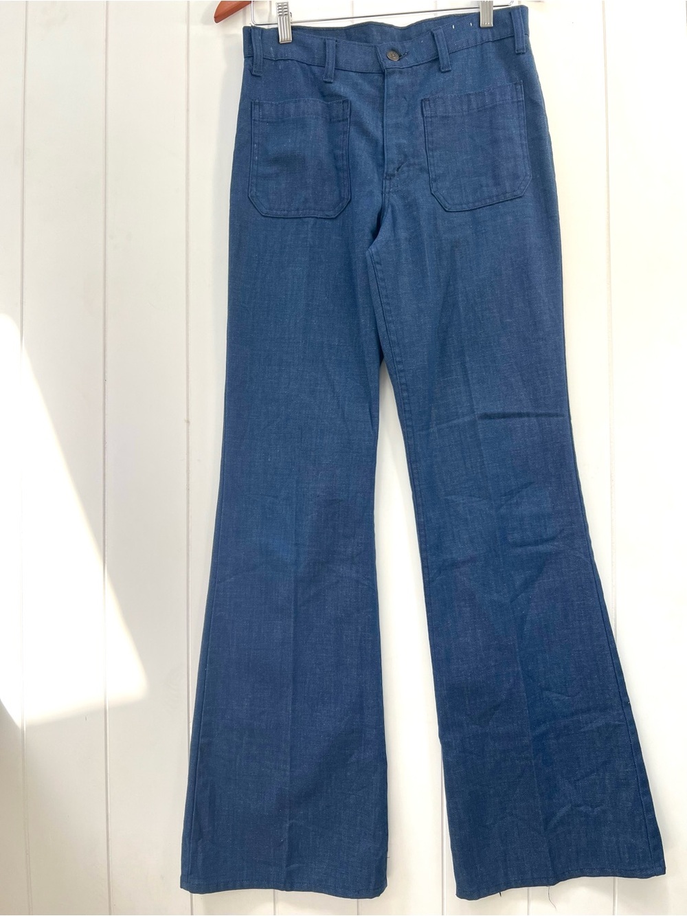 Vintage 1970s Levis Fresh Produce Carrot Tab Denim Bells Flare RARE Collectible - Picture 11 of 11